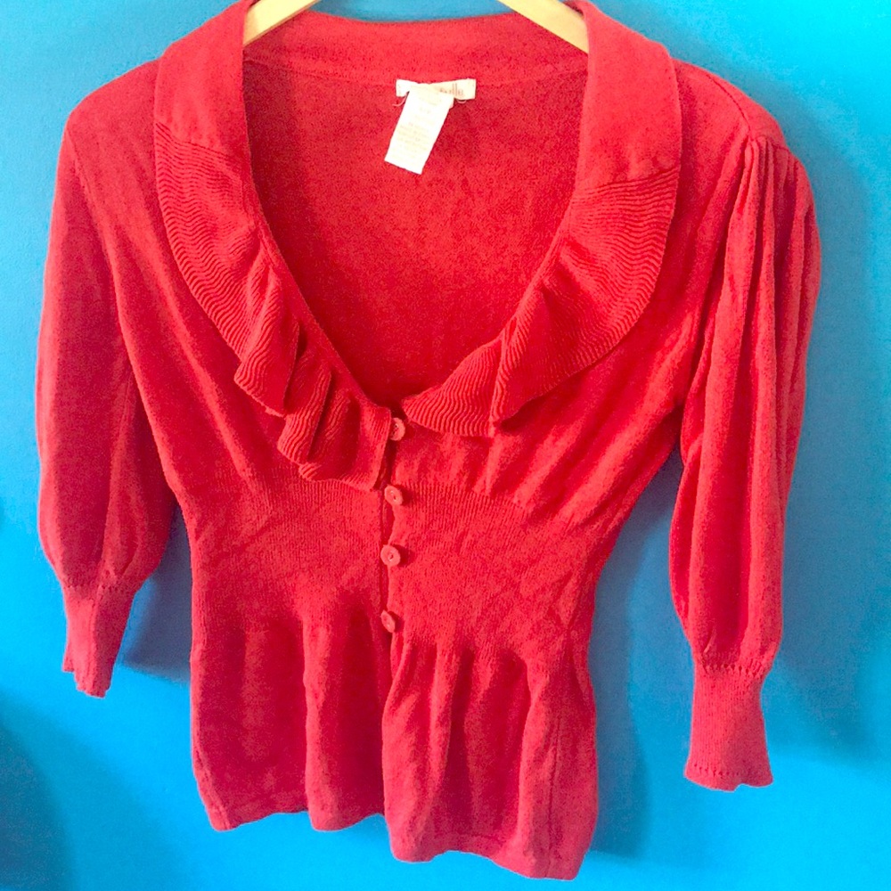 Button up sweater